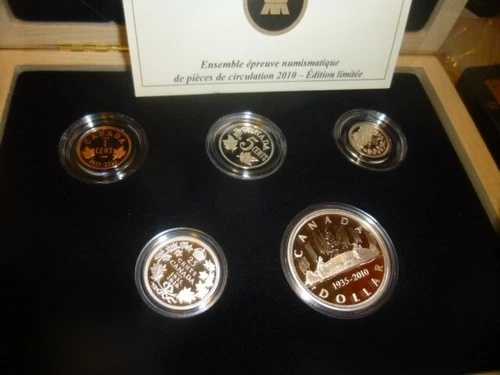 2010年カナダ限定版シルバープルーフセット 1935-2010 #coinsofcanada