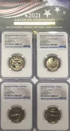 2021年 サウスアメリカンイノベーション ドルセット NGC リバース PF70UC??完璧な品質??FR｜WORLD RESOURCE【QUEEN店】