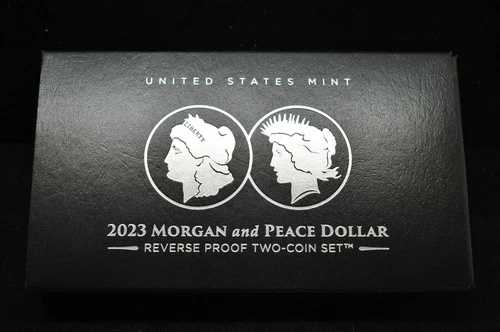 2023年 モルガン・ピース・ダラー リバース・プルーフ 2枚セット#24MAY004 72,600円