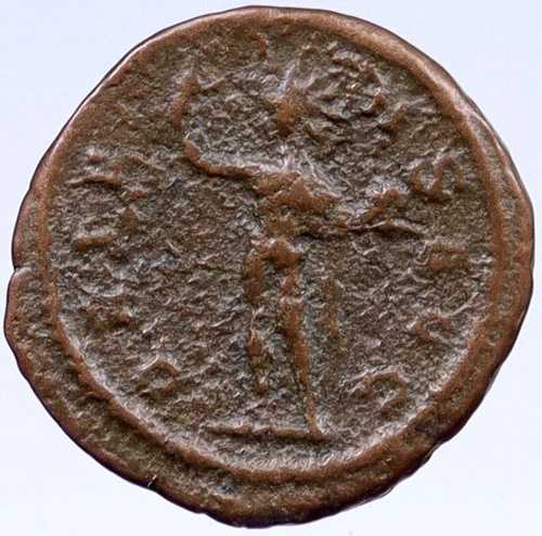 アウレリアン 非常に希少なデナリウス 275AD 古代ローマコイン SOL サン i118566