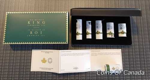 2023年カナダ キングチャールズ スペシャル ラップロールセット（50セントロール付き）#coinsofcanada 99,220円