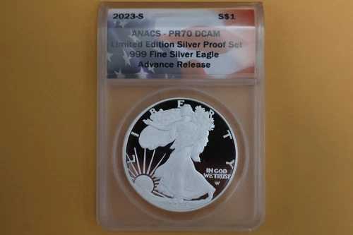 2023-S プルーフ シルバーイーグル ANACS PR70 限定版プルーフセット 先行発売