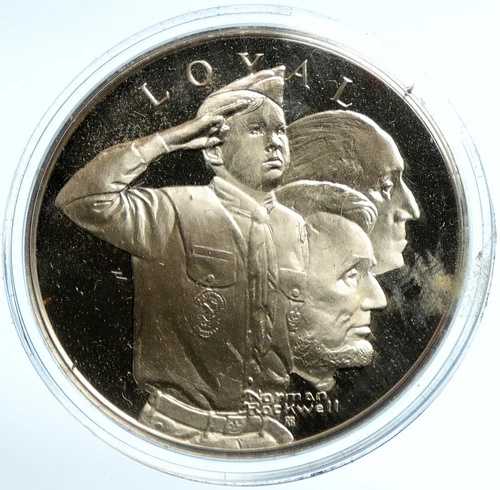 1972年 アメリカ合衆国 ボーイスカウトアメリカ連盟 ロイヤル オールドプルーフ シルバーメダル i103556｜WORLD RESOURCE【QUEEN店】