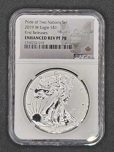 2019-W 1オンス アメリカンイーグル プライド・オブ・ツー・ネイションズ セット | NGC エンハンスド Rev PF70