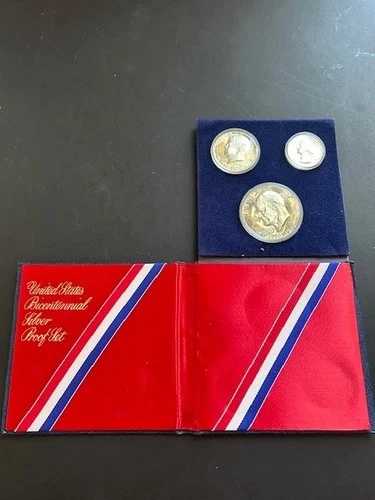 アメリカ合衆国建国200周年記念 1776-1976 記念コイン3枚セット