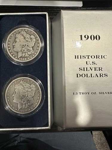 1900年製 モルガン銀貨 2枚セット - ミント