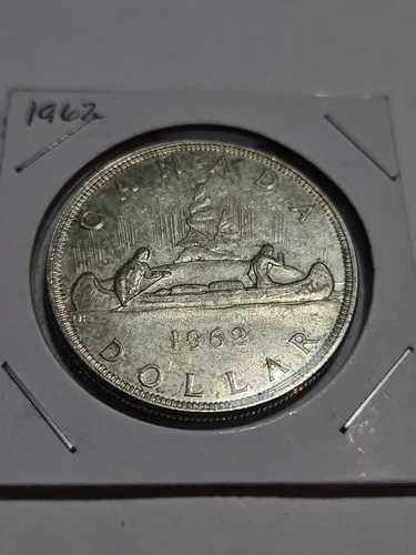 カナダ???? 1ドル銀貨 1962年、64-65年 3枚セット 写真参照 細部まで綺麗