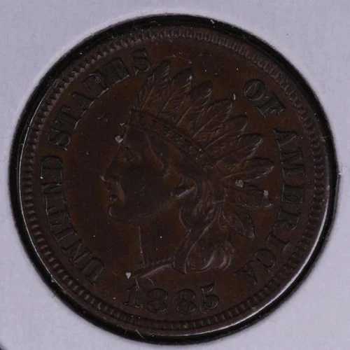 1885年インディアンヘッド・スモールセント。お手頃価格のコレクターズコイン。店舗番号：09795 55,440円