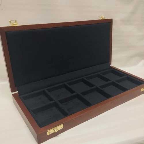コイン、メダル、カプセル用ボックス クアドラム 10箱 50x50 MM