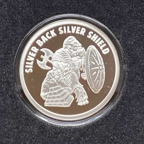 2021 シルバー裏打ちシルバーシールド 1オンス シルバープルーフ LOW COA# 222 55,440円