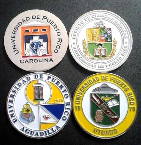 セット 12 MEDALLA UNIVERSIDAD プエルトリコ大学カレッジ ロット モネダ トークン ficha