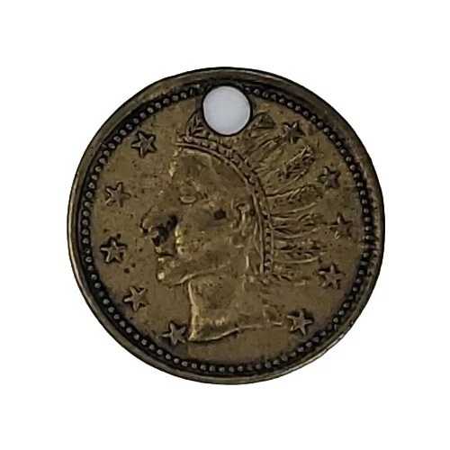 アメリカインディアン1ドルカウンタートークン Ind-840 1868年7月 - フォーバーコレクション