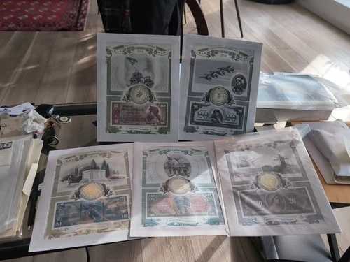 2014 BEP Defenders of Freedom 凹版プリント コレクション 5 枚セット 未開封! 56,100円