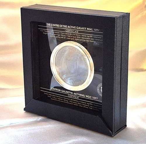 2024 17.5G .999 シルバー 24KT ゴールド ギルド 500 フラン カメルーン 太陽系 太陽 56,100円