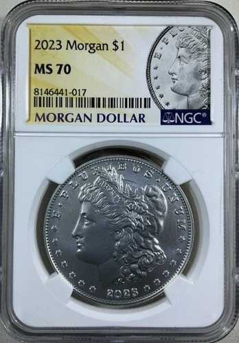 2023年モルガン銀貨 NGC MS 70