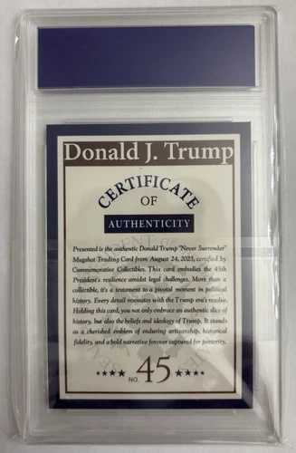 ?? ドナルド・トランプ「決して降伏しない」トレーディングカード - 限定版 ??-