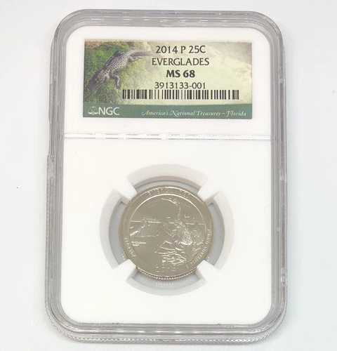 2014年 エバーグレーズ ATB クォーター NGC MS68 *Rev Tye's* #3001110