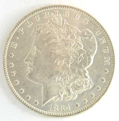 アメリカ合衆国 1884-O 1ドル モルガン 90% 銀貨 ニューオーリンズ造幣局 BUコイン