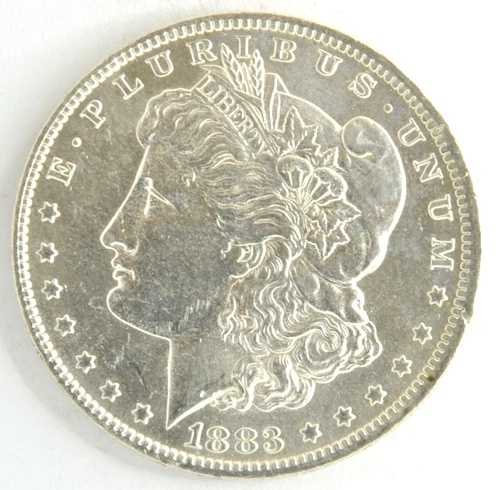 アメリカ合衆国 1883-O 1ドル モルガン 90% 銀貨 ニューオーリンズ造幣局 ジェム BU コイン