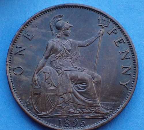 1895年、ビクトリア・ペニー、美しい例、写真の通り。