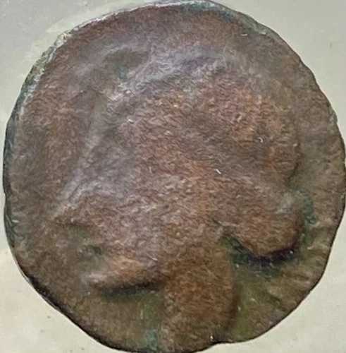 カルタゴ帝国の古代シェケル貨幣 紀元前300年-紀元前264年 タニット馬頭 本物 希少