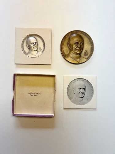 1965年 ヨハネ・パウロ6世教皇国連使節 銀・銅セット