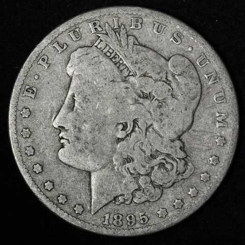 1895-O モルガン銀貨 美品 E370 TNLS