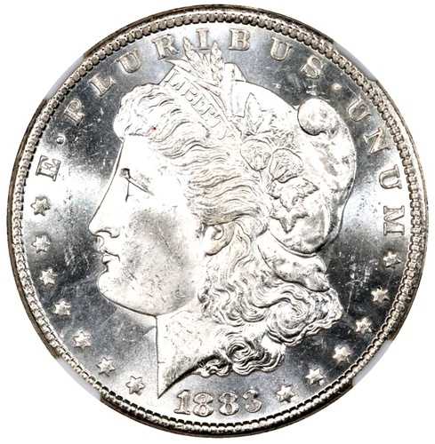 1883-CC NGC BU モーガン リック・ハリソン ポーンスターズ サイン入り ルックス GEM BU PL｜WORLD RESOURCE【QUEEN店】