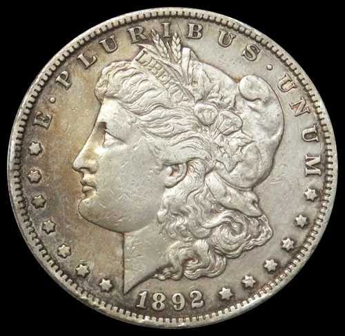 1892年 S モーガン シルバードル 1ドル硬貨 極美品