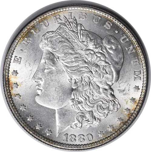 1880-O VAM 53A モルガン シルバー ダラー ディスカバリーコイン チョイス BU 未認定 #500