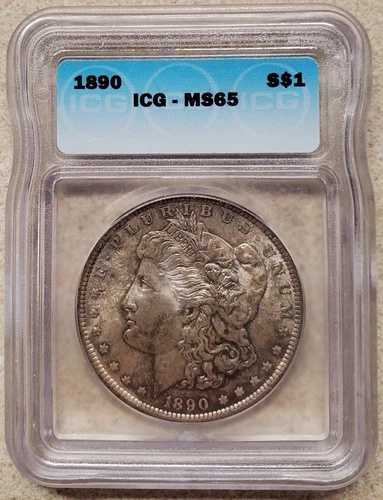 1890-P MS-65 モルガン銀貨
