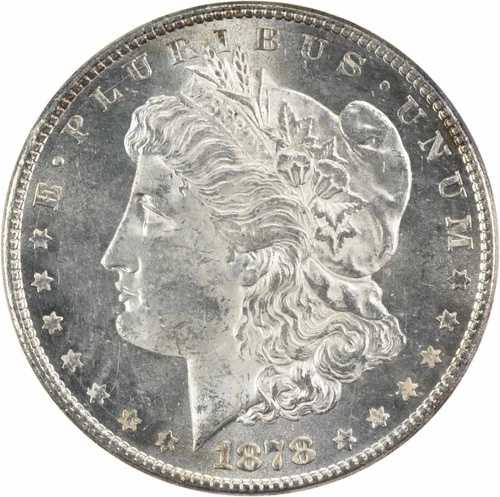 1878年 モルガン銀貨 8TF チョイス BU 未認定 #323