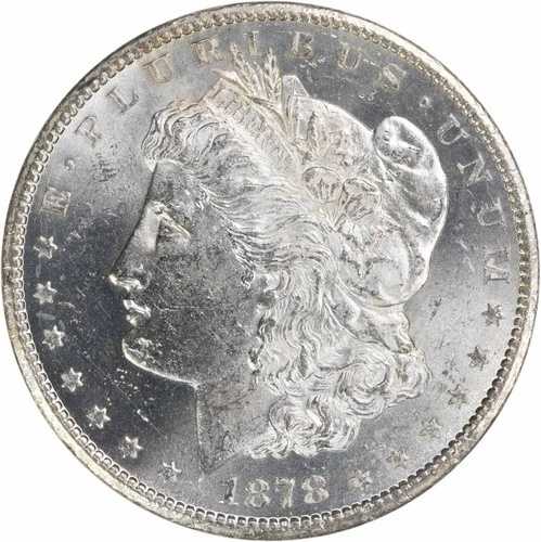 1878-CC モルガン銀貨 BU 未認定 #236