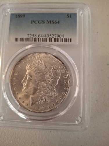 1899年 P モルガン銀貨 PCGS MS-64