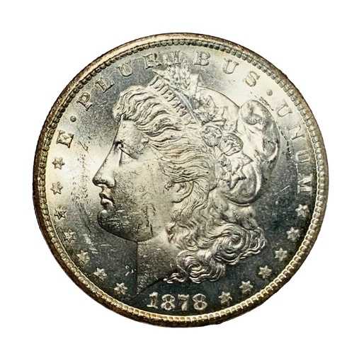 1878-CC * チョイス・トゥ・ジェム・BU MS モルガン シルバードル * オリジナルバンクロールより｜WORLD RESOURCE【QUEEN店】