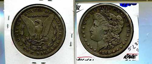 1896年製 モーガン銀貨 XF AU 5288S|WORLD RESOURCE【QUEEN店】
