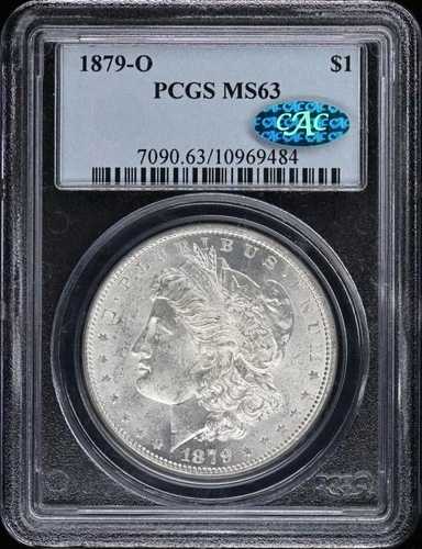 1879-O 1ドル モルガン・ダラー PCGS MS63 (CAC)｜WORLD RESOURCE【QUEEN店】