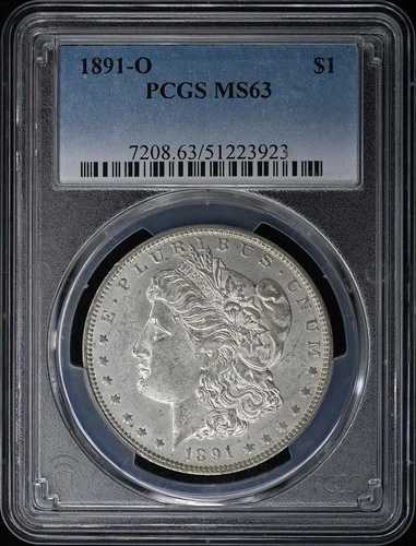 1891-O 1ドル モルガン・ダラー PCGS MS63｜WORLD RESOURCE【QUEEN店】