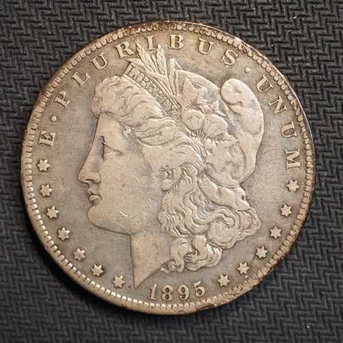 1895 S モーガン銀貨***美品コイン***送料無料***A8944