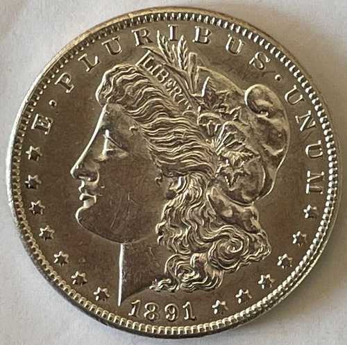 1891 CC モルガン銀貨 - C