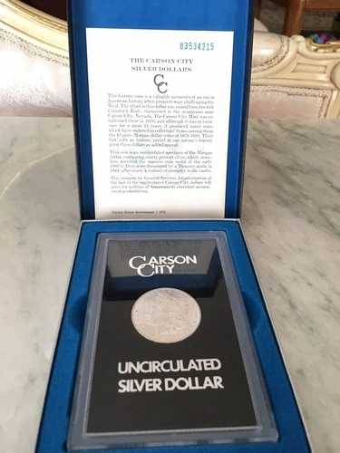 1883-CC モルガン銀貨 認定未流通 米国造幣局 83534215