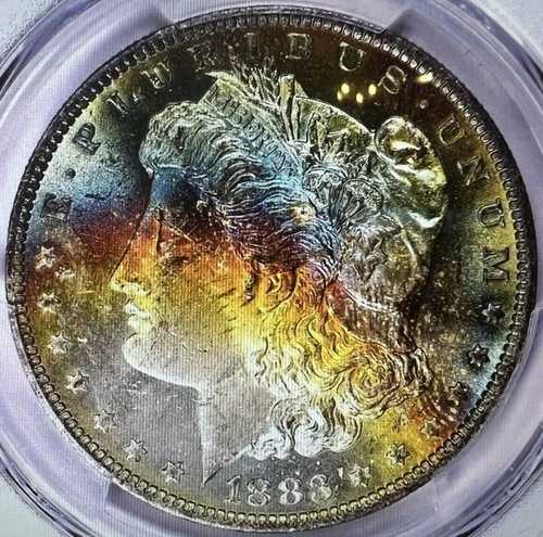 1883 O Morgan $ PCGS MS 64+????シルバートーンのモンスターレンブラント????ビデオ｜WORLD RESOURCE【QUEEN店】