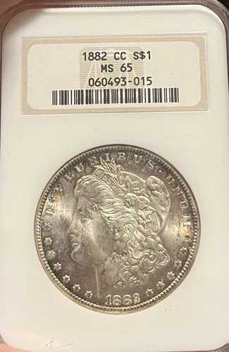 1882-CC オールド・ファッティ NGC MS65 モルガン銀貨 147,950円