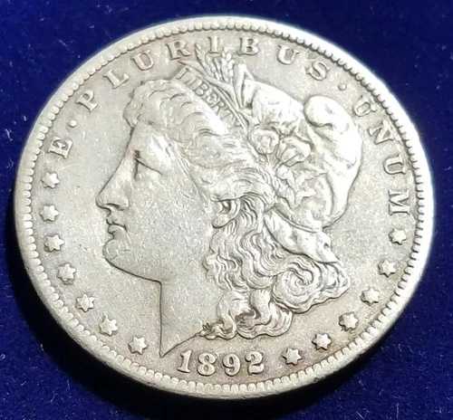 1892-CC モルガン銀貨 | XF | 銀貨 1ドル MSD | カーソンシティ | キーコイン