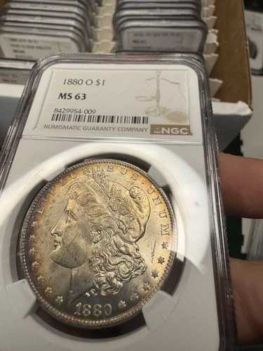 1880-O NGC MS63 PQ モルガン銀貨