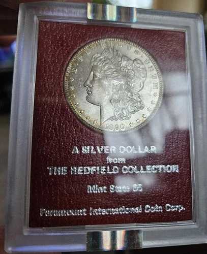 1890-S 1ドル モルガン・ダラー レッドフィールド・ホード NGC MS64