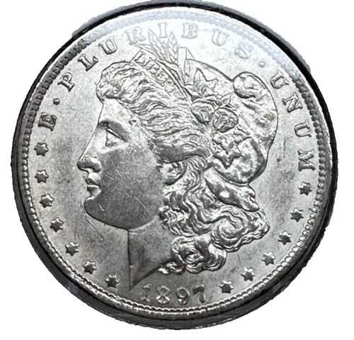 1897-O 1ドルモルガン銀貨 [083 GRy]