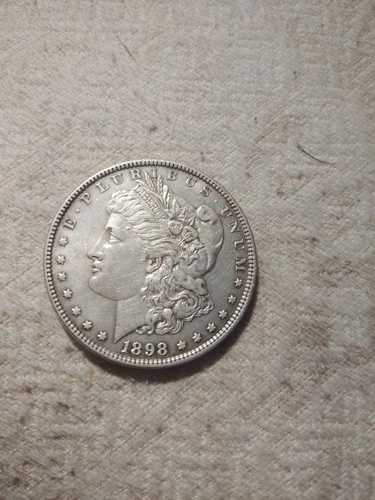 希少!!! 1898年 モルガン銀貨 ミントマークなし