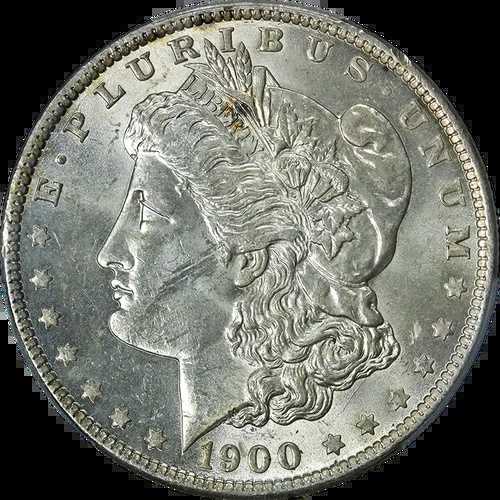 1900-O/CC モルガン銀貨 PCGS MS61 VAM 11 光沢あり、ストライク良好