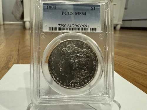 1904-P モーガン シルバー ダラー PCGS MS64 美品!!